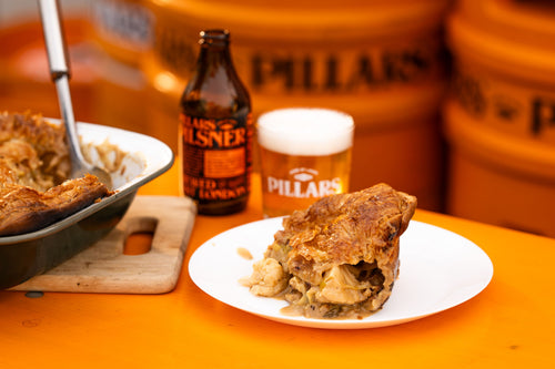 Willy’s Pies x Big Green Egg x Falcon : Roasted Cauliflower, Leek and Comté Pie.